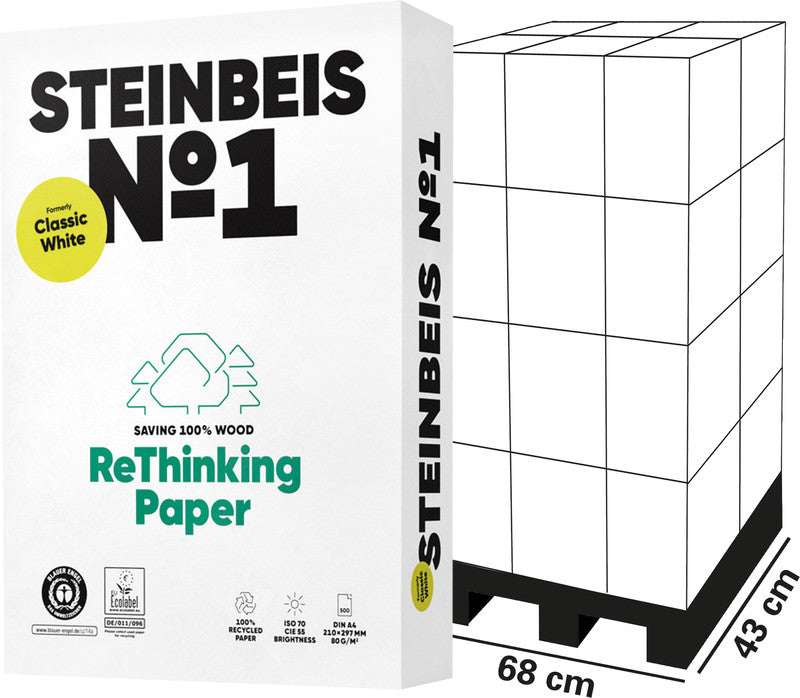 IGEPA Kopierpapier – A4, 80 g/m², weiss – für Inkjet/Laser/Kopierer – FSC – 500 Blatt