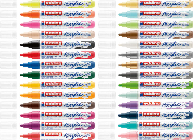 Edding 5100 Acrylmarker – Rundspitze 2–3 mm – Helllavendel