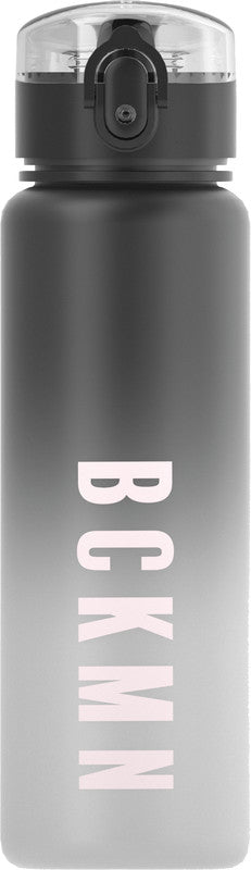 Beckmann Trinkflasche – 6,5 dl – Kunststoff (Tritan), Druckverschluss, auslaufsicher – Black Gradient