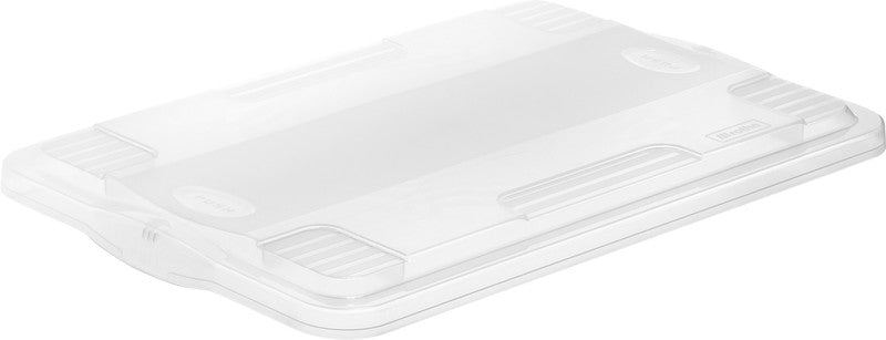Rotho Deckel für Aufbewahrungsbox Agilo – Kunststoff, transparent, 60 × 4 × 39,5 cm
