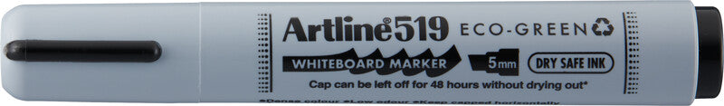 Artline Whiteboard-Marker Eco-Green EK519 – Rundspitze 2-5 mm – Schwarz – Trocken abwischbar