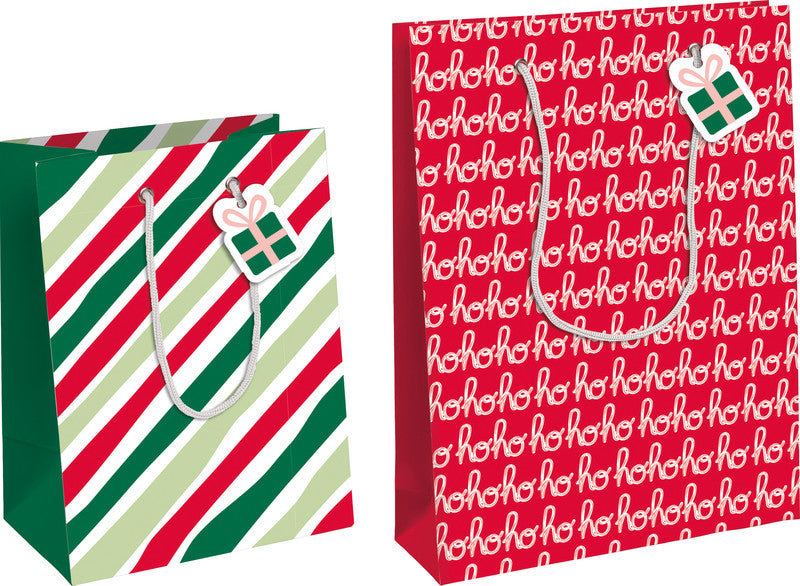 Clairefontaine Tragetasche Hohoho – 265 × 330 × 140 mm – Papier, mehrfarbig