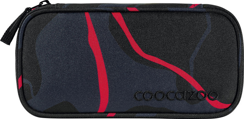 Coocazoo Schlamperetui, leer – Lava Lines – Kunststoff – 23,0 × 6,0 × 11,0 cm
