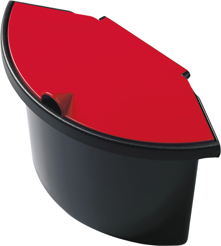 Helit Abfalleinsatz – 2 l, Kunststoff, Schwarz – B × H × T 273 × 180 × 131 mm – für H61052 u. a.