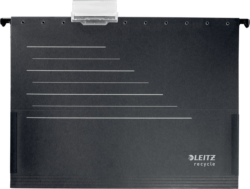 Leitz Hängeordner für A4 – Karton, schwarz