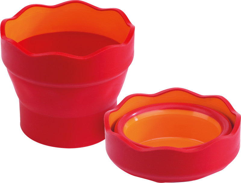 Faber-Castell Wasserbecher – Rot – 98 × 130 × 38 mm