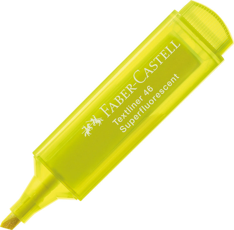 Faber-Castell Textmarker Gelb – Keilspitze, 1–5 mm, nachfüllbar