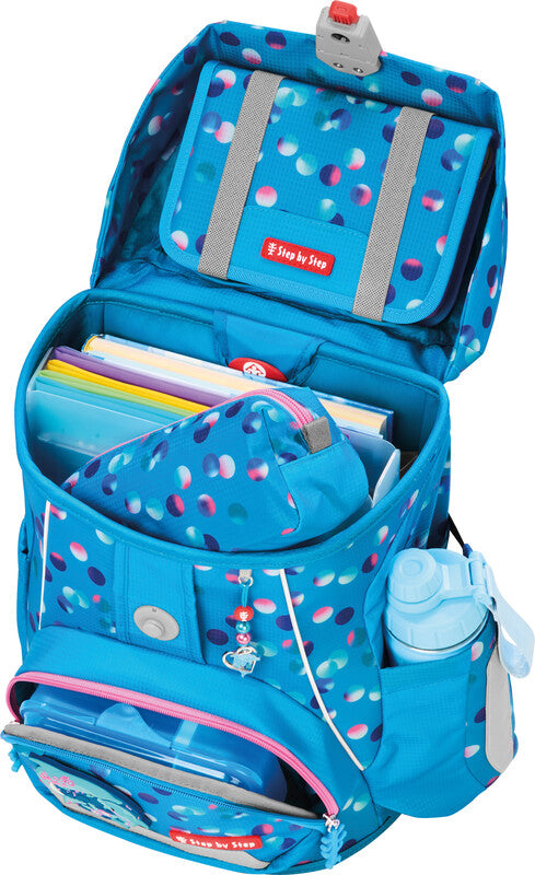 Step by Step Schulrucksack-Set Fit – 5-teilig – Dolphin Finja – Umweltfreundliche Verpackung