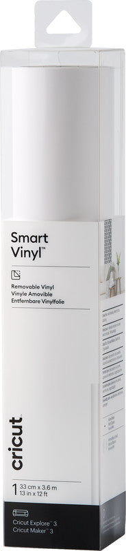 Cricut Matte Vinylfolie – Weiss – 33 × 366 cm – für Schneideplotter Maker 3