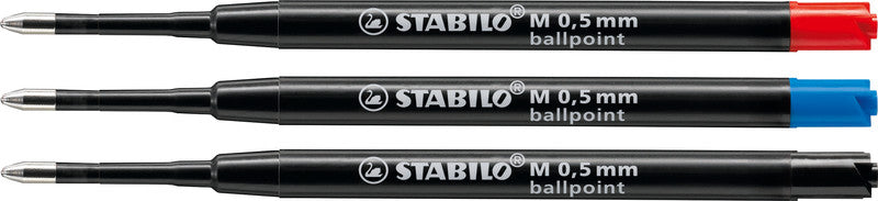 STABILO Kugelschreiber-Mine für SMARTball, pointball – Blau, 0,5 mm, geruchsarm