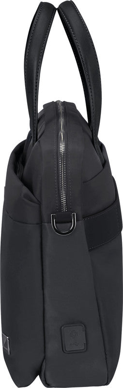 Samsonite Workationist Notebook-Tasche – 12 l, wasserabweisend, USB-Port, recyceltes PET (rPET), schwarz