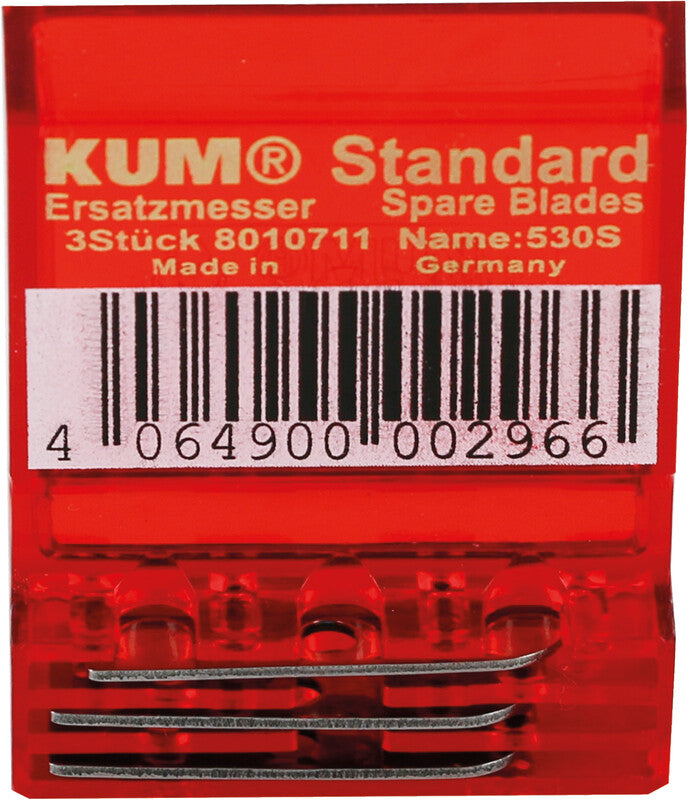 Kum Manueller Spitzer für Ø 8 & 11 mm, Edelstahl, silber, Ersatzmesser, 1 Stück