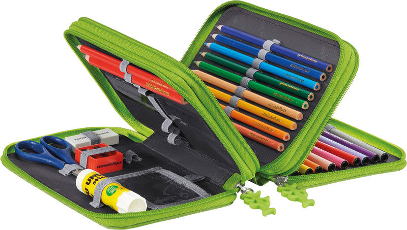 Step by Step XXL Schuletui, gefüllt, 43-teilig – Wild Cat Chiko – Kunststoff – 20,0 × 13,0 × 7,0 cm