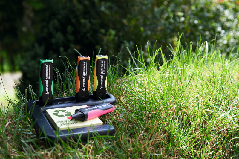 STABILO BOSS GREEN Textmarker Orange – Keilspitze, 2–5 mm, nachfüllbar