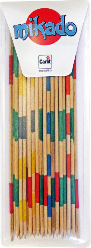 Carlit Mikado – ab 1 Spieler, ab 5 Jahren, d/f/i, 75 × 190 × 5 mm, Holz, mehrfarbig