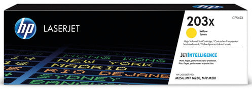 HP Toner 203X – Gelb, 2500 Seiten – für Farb-Laserdrucker/Multifunktionsgeräte