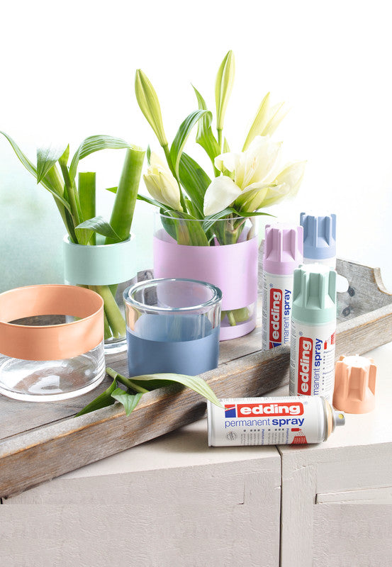Edding Acryllack – Farbspray – Elfenbein, Seidenmatt, 200 ml