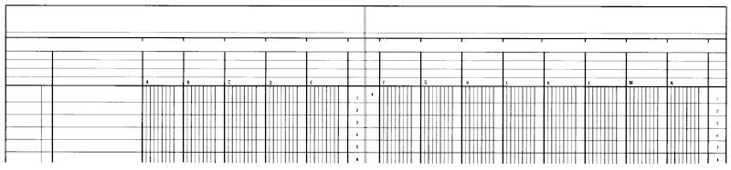 Simplex Statistikbuch, A4, liniert, mit Zeilennummerierung, Fadenheftung, 40 Blatt, 100 g/m² – Grün