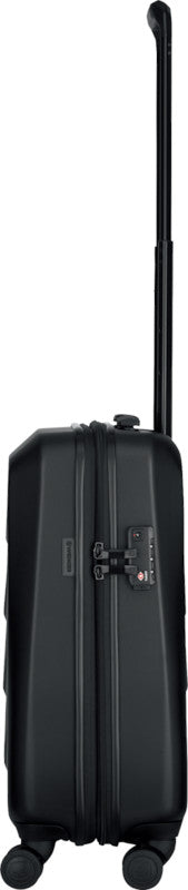 Wenger/SwissGear Wenger Trolley Prymo Handgepäck – 36 l, Hartschale PC/ABS, 4 Doppelrollen, mit TSA, schwarz, 40 × 55 × 20 cm