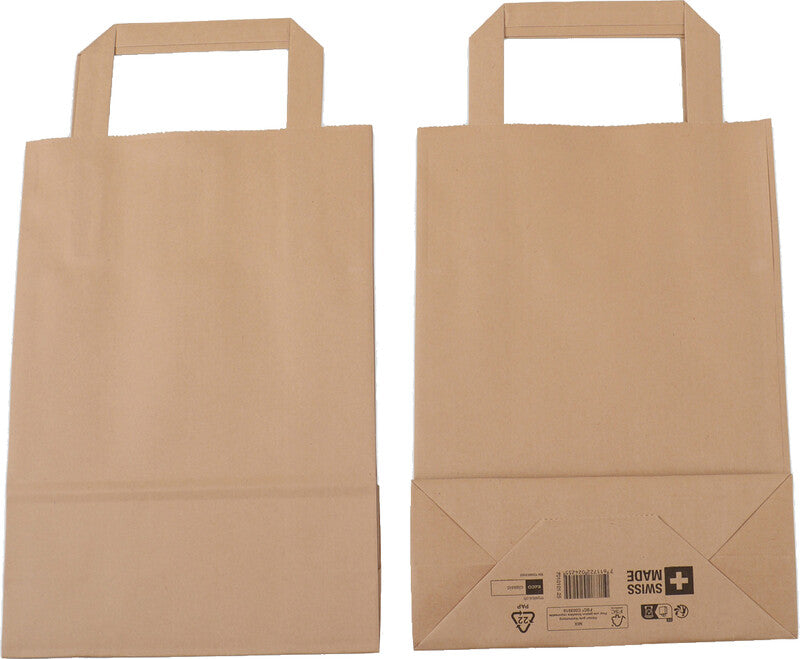 Elco Tragetasche – mit Flachhenkel, reissfest, FSC-zertifiziert – 180 × 260 × 80 mm – 50 Stk.