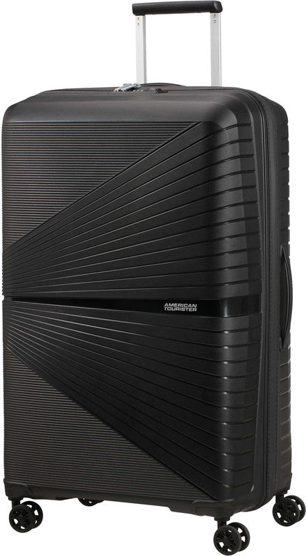 American Tourister Trolley Airconic – 101 l, Hartschale, 4 Doppelrollen, mit TSA, Onyx Schwarz, 49 × 77 × 31 cm