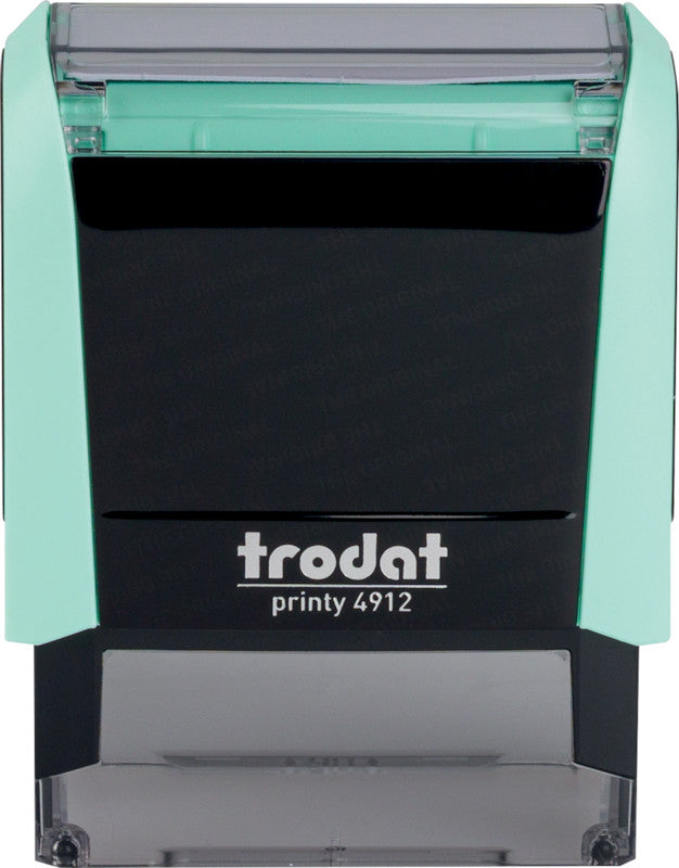 Trodat Motivstempel Printy 4912 – Text: zum Selbersetzen, selbstfärbend, 47 × 18 mm