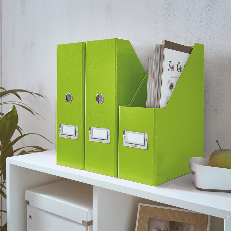 Leitz Click & Store Stehsammler – für A4, B 103 × H 330 × T 253 mm, mit Daumenbohrung, grün