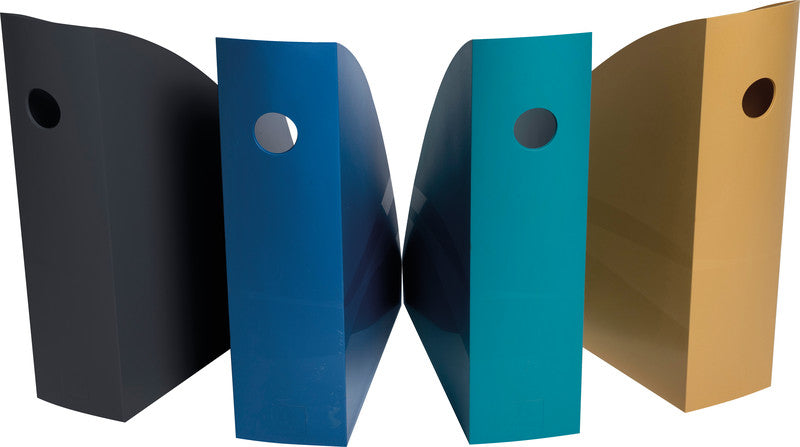 Exacompta Stehsammler – Kunststoff, mehrfarbig, 266×82×305 mm, 4 Stk.