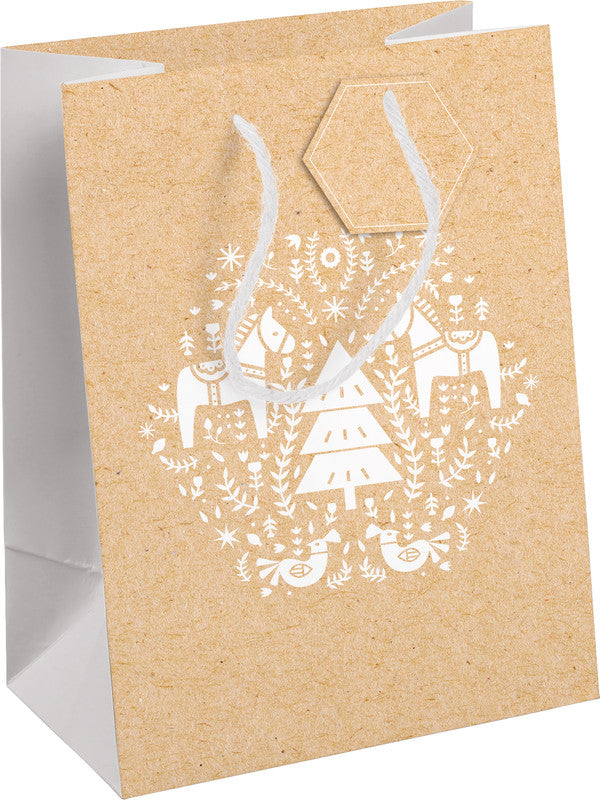 Clairefontaine Geschenktasche Dalécarlie – Weihnachten – Papier – 215 × 253 × 102 mm