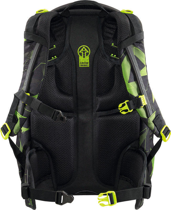 Coocazoo Rucksack Mate – Lime Flash – 30,0×44,0×23,0 cm – recycelte Materialien