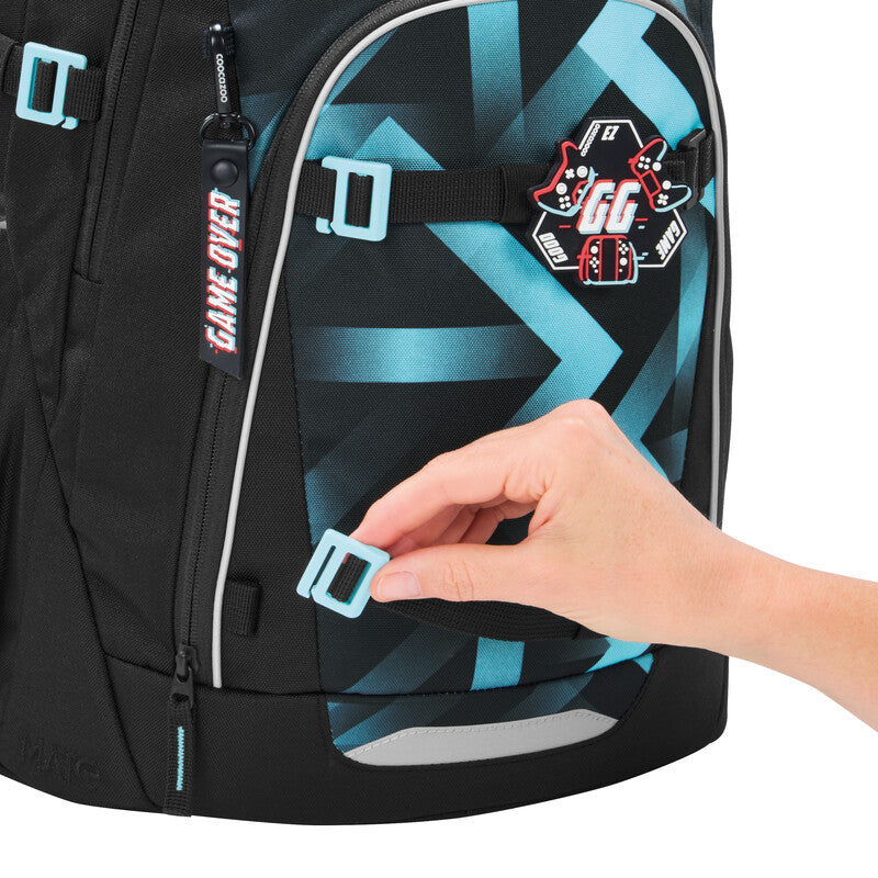 Coocazoo Rucksack Mate – Laser Lights – aus recyceltem PET – 30 l – 30,0 × 46,0 × 23,0 cm