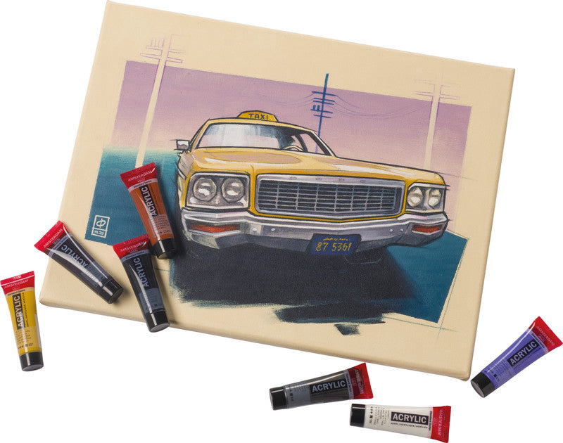 Royal Talens Amsterdam – Acryl Standard – Acrylset – 12 Farben, sortiert, 12 × 20 ml