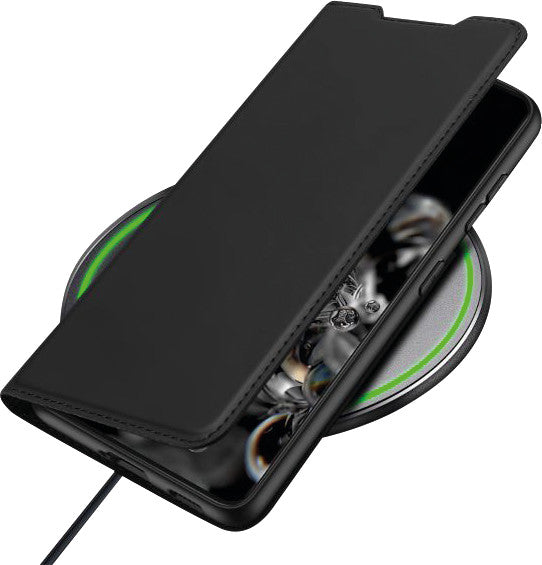 Dux Ducis Booklet-Hülle – für Samsung Galaxy S21 Ultra – schwarz – mit Kartenfach, Magnetverschluss