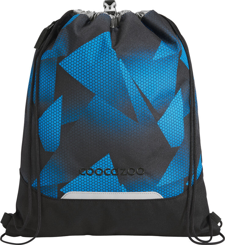 Coocazoo Sportbeutel – 4,5 l, Motiv Electric Ice, wasserabweisend, 34 × 43 cm