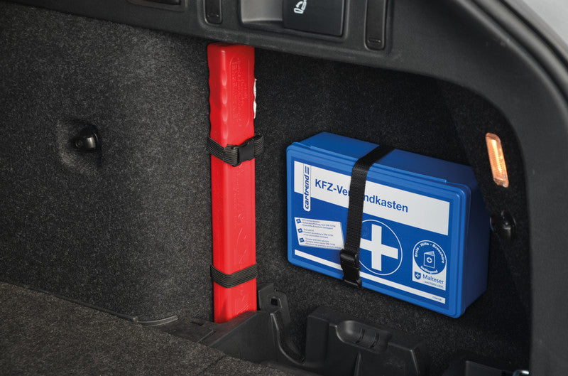 Cartrend KFZ-Verbandskasten – für Reisen – DIN 13164 – Blau, Kunststoff – 255 × 165 × 88 mm