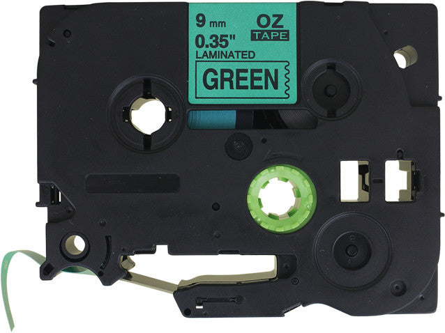 Keine marke eos OZe Schriftband – 9 mm × 8 m, grün, schwarz