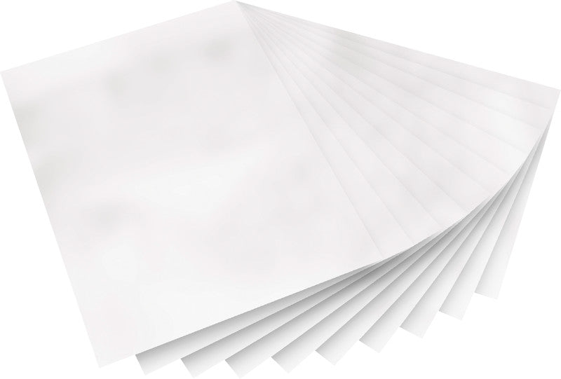 Folia Fensterfolien – 10 Stück – Transparent – 350 × 500 mm