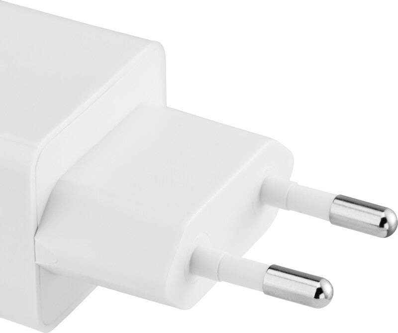 Hama 00201996 USB-Desktop-Ladegerät 65 W – USB-C×2, USB-A×1 – PD, QC 2.0/3.0 – Weiss