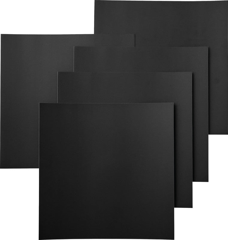 Cricut Stickerpapier – für Cricut Maker 3 und Explore 3 – 330 × 330 mm – 210 g/m² – schwarz – 10 Stk.