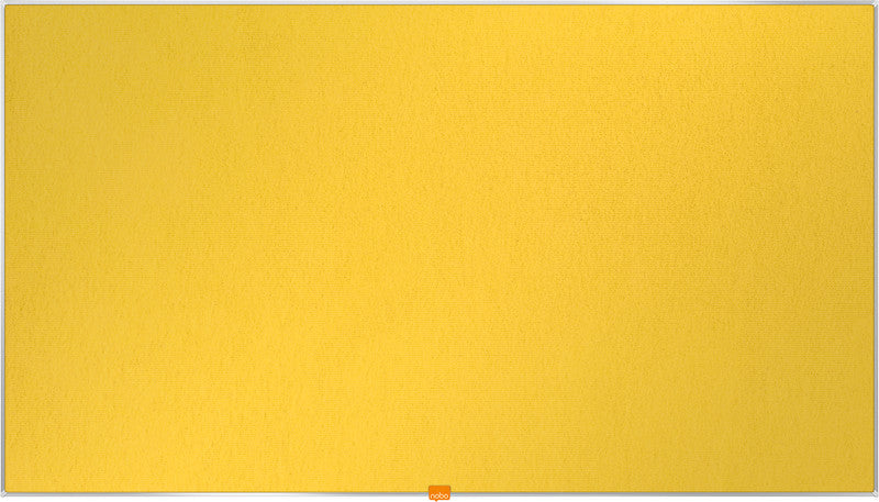 Nobo Pinnwand – Filz – 123 × 70 cm, gelb