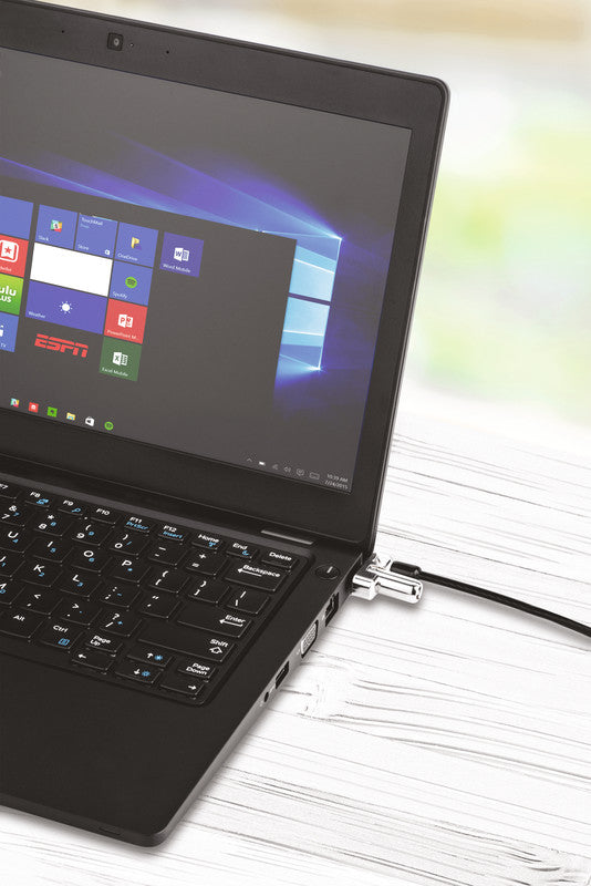 Kensington Slim N17 2.0 Notebookschloss – für ultradünne und 2-in-1-Notebooks, schwarz