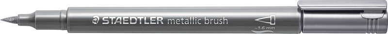 Staedtler Pinselstift – metallic, farbig sortiert, 10er-Pack, Pinselspitze, leicht abwischbar