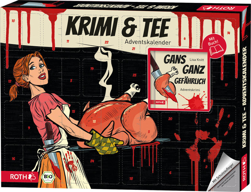 Roth Krimi & Tee – Adventskalender – 24 Bio-Tees