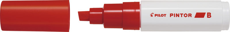 Pilot Pigment Marker Pintor – Keilspitze 8 mm – Sortiert – 4er-Set – Für dunkle Oberflächen geeignet