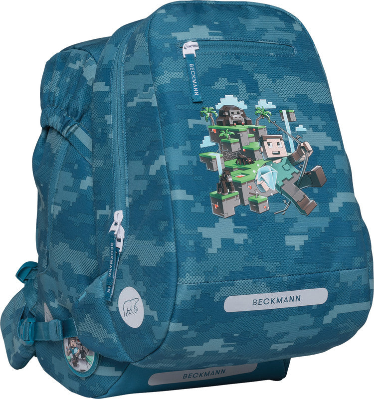 Beckmann Schulrucksack Classic 1st – Jungle Game – eco:plus – 24,0×37,0×25,0 cm