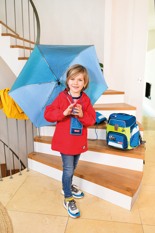 Step by Step Kinderregenschirm Doppler – Ø 50,5 cm, L 22,5 cm – Petrol – Magic Rain – Kunststoff/Metall