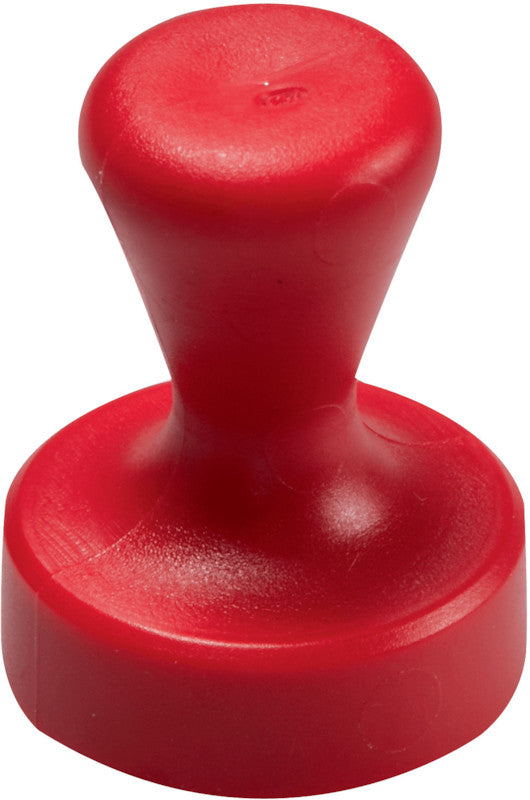 Berec Starter-Kit – Griffmagnet, rund, Ø 22,5 mm, Haftkraft 3,5 kg, rot – für Whiteboards – 2-teilig