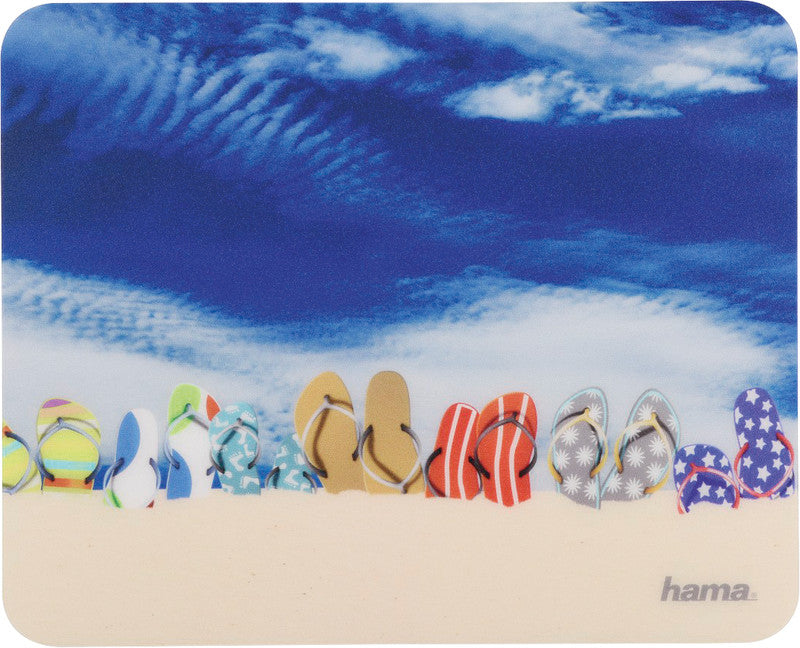 Hama Mausmatte – matt, rutschfest, mehrfarbig, 220 × 1 × 180 mm