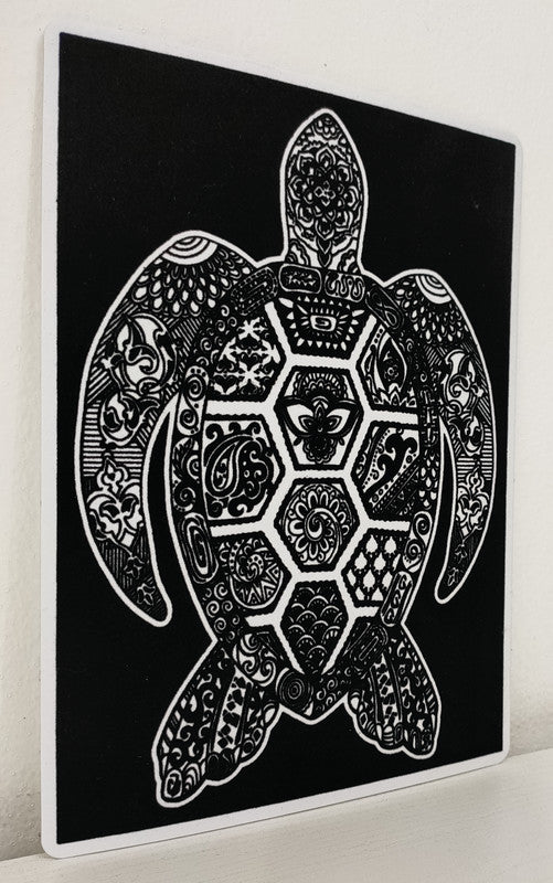 Tataruga Malkarton, Karton, 21 × 29,7 cm, schwarz