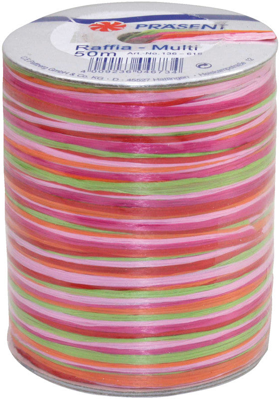 Präsent Bast – mehrfarbig – 50 m, Ø 55 mm
